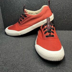 L.L. Bean Men's Bold Red Sneakers